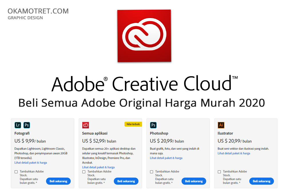 Cara membeli Software Asli Adobe Collection Online